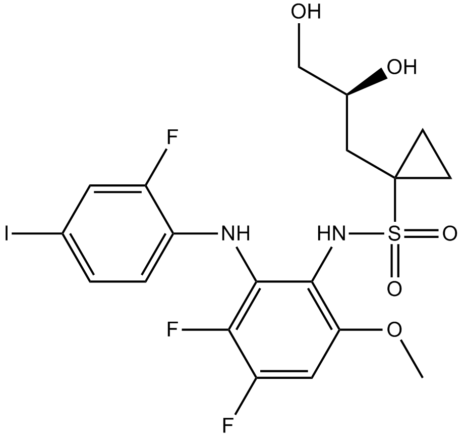 Refametinib  Chemical Structure