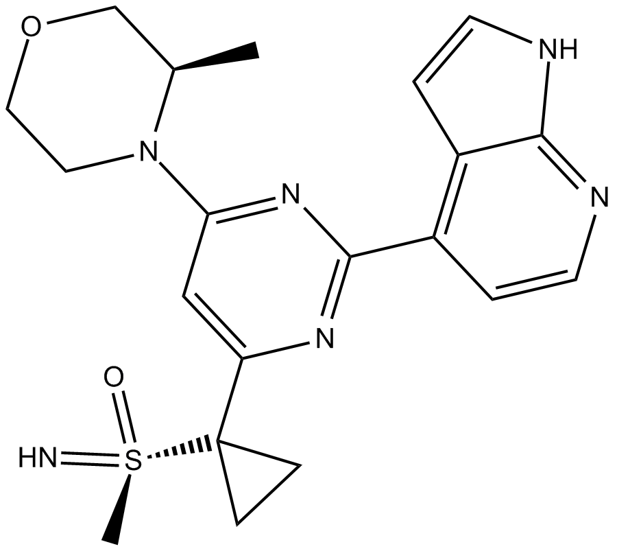 AZD6738 Chemische Struktur