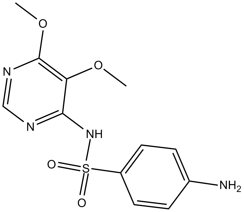 Sulfadoxine التركيب الكيميائي
