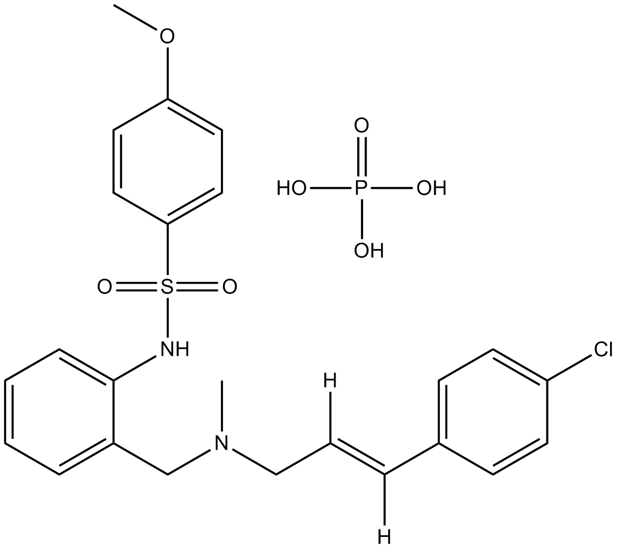 KN-92 phosphate  Chemical Structure