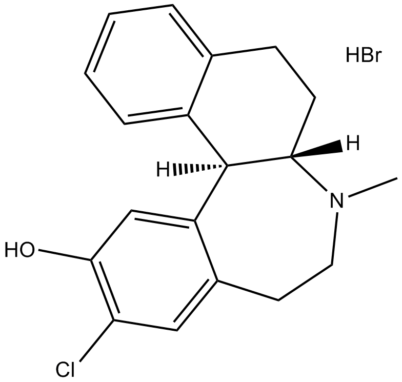 SCH 39166 hydrobromide  Chemical Structure