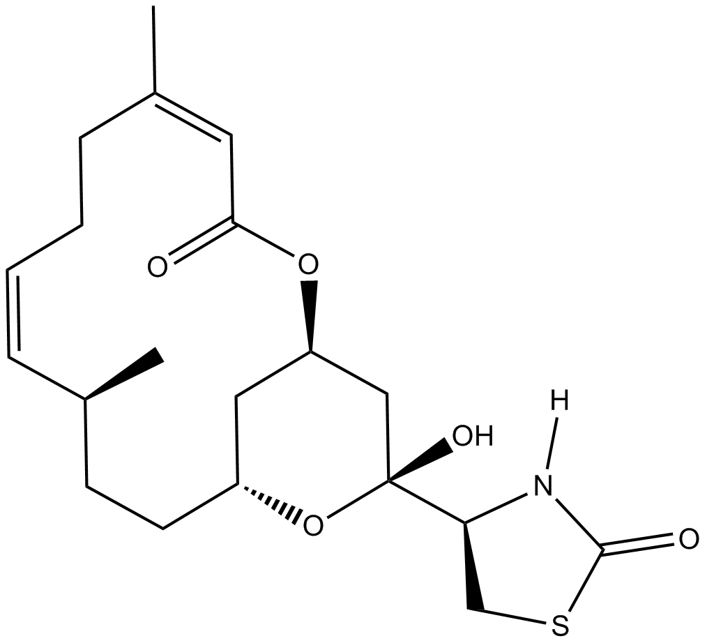 Latrunculin B 化学構造