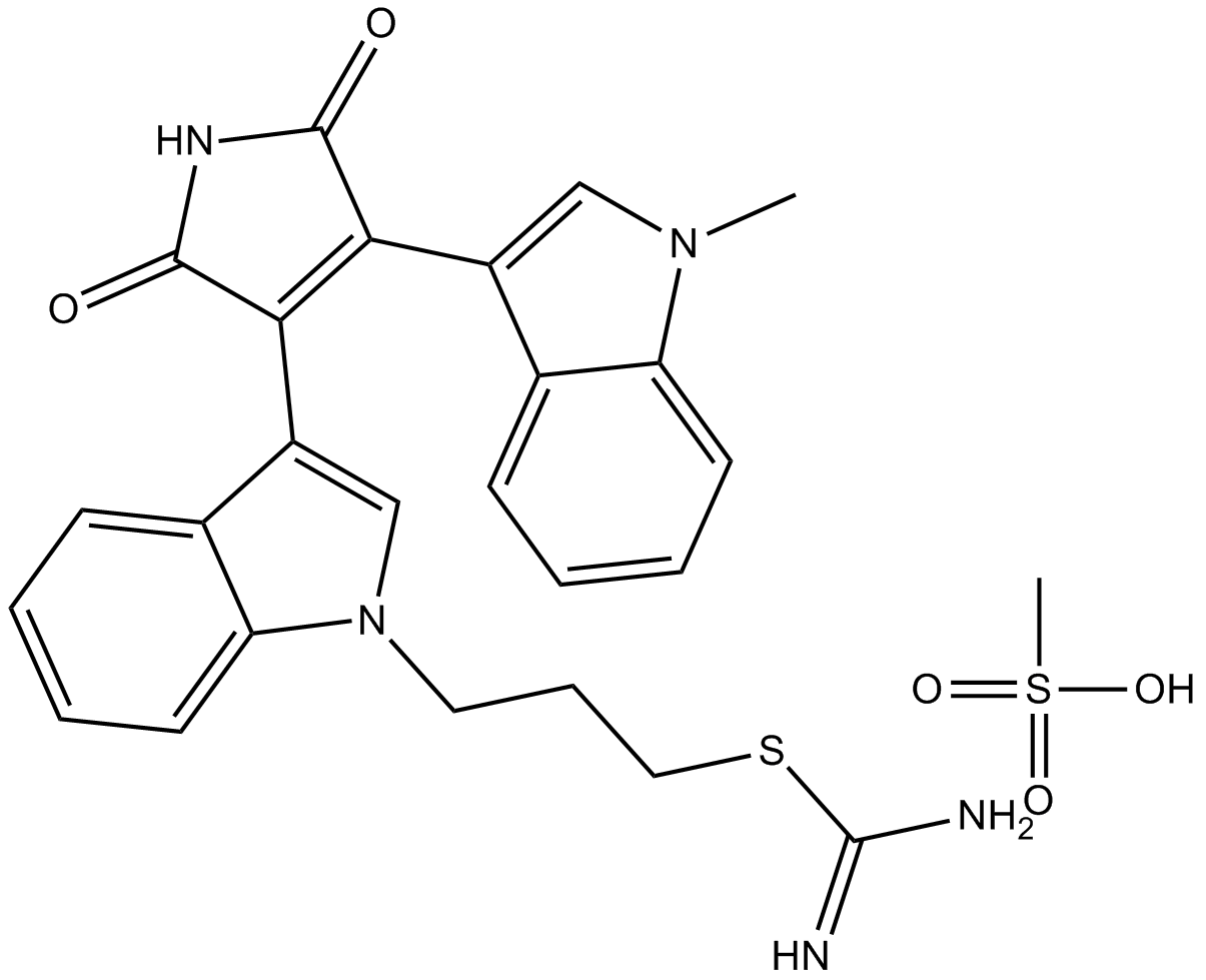 Ro 31-8220 Mesylate  Chemical Structure
