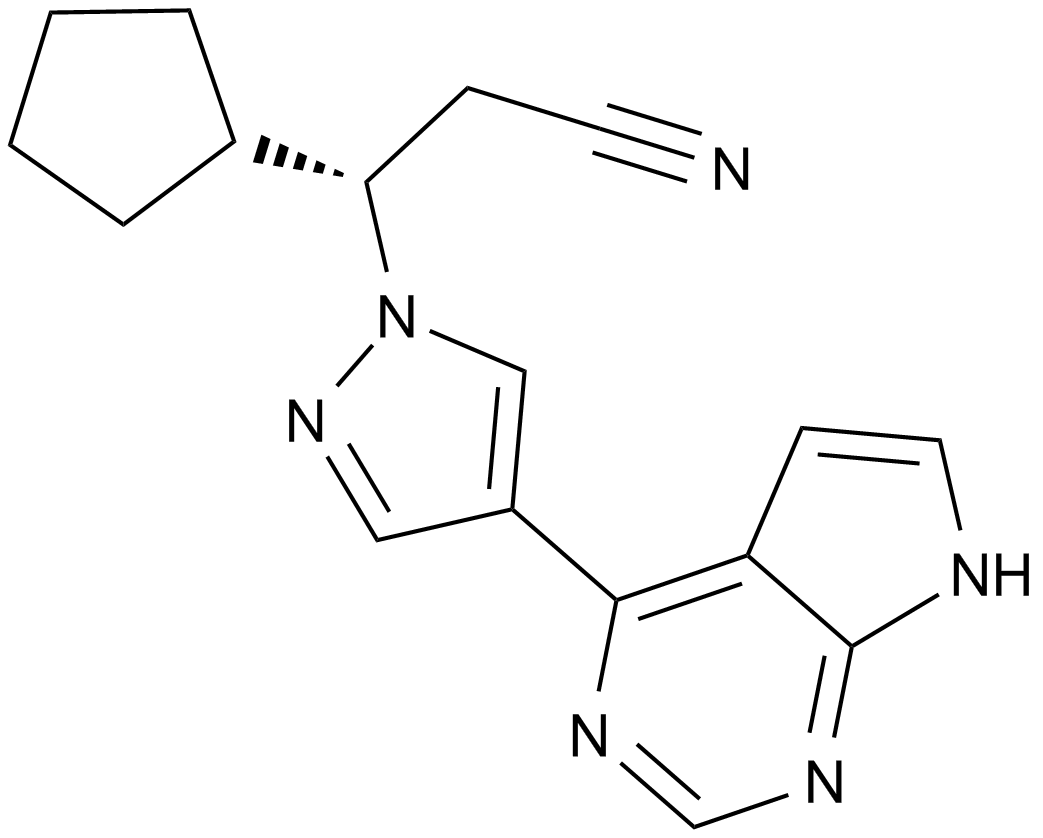 S-Ruxolitinib (INCB018424)  Chemical Structure