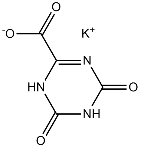 Oxonic acid potassium salt Chemische Struktur