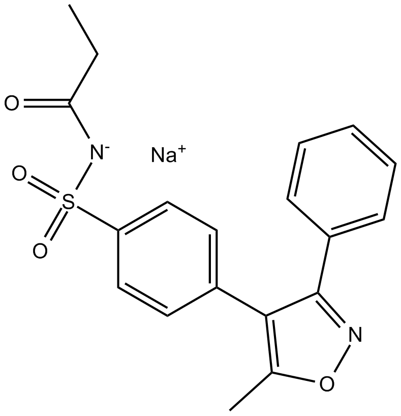 Parecoxib Sodium  Chemical Structure