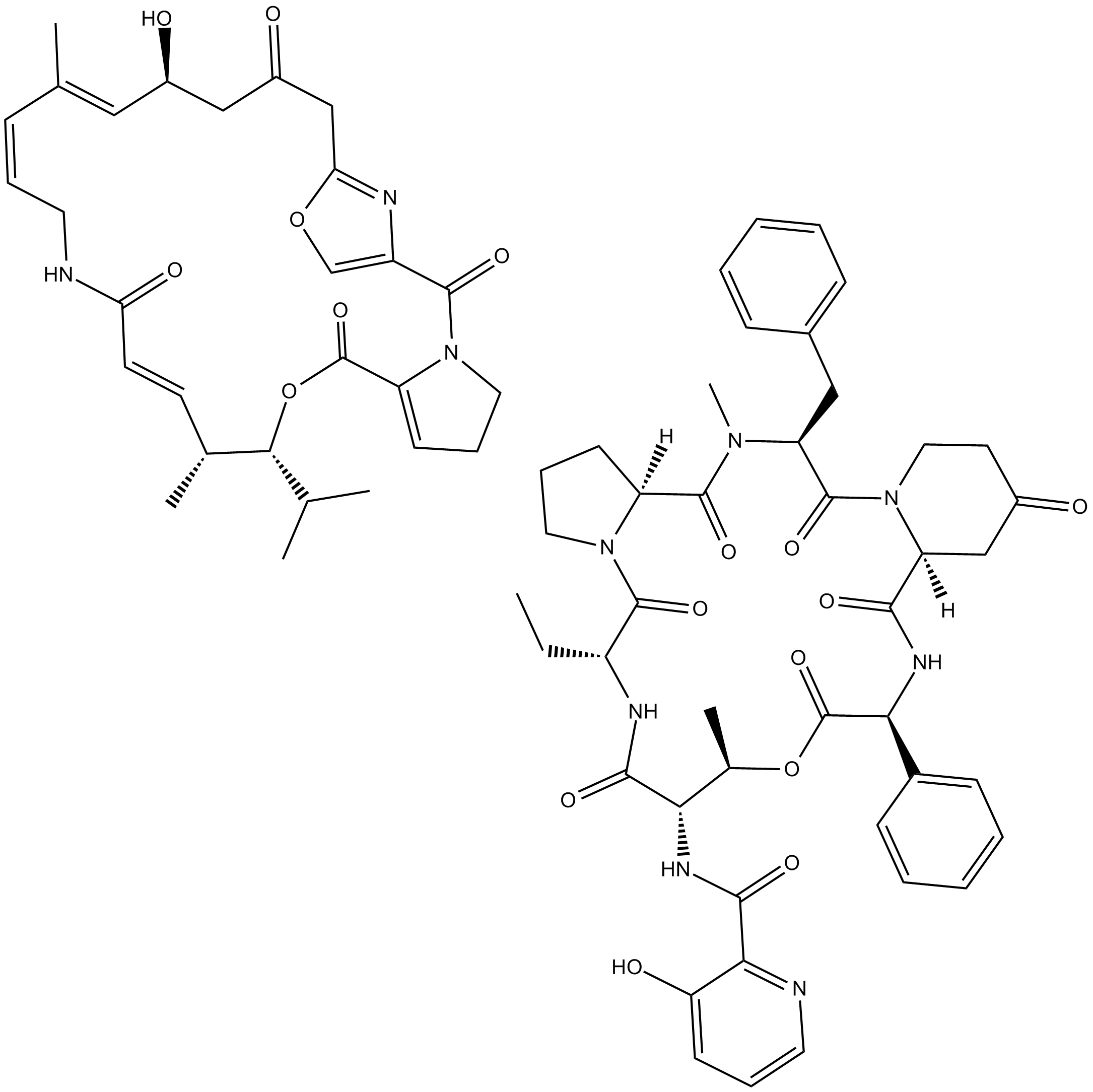 Virginiamycin Complex Chemische Struktur