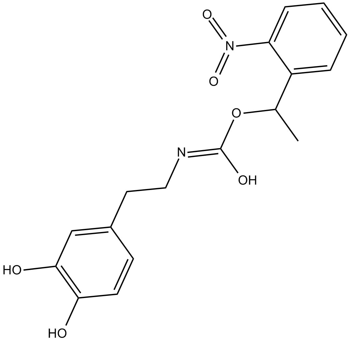 NPEC-caged-dopamine Chemical Structure