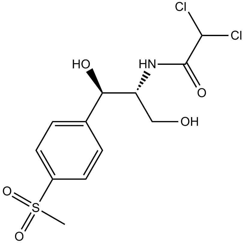 Thiamphenicol 化学構造