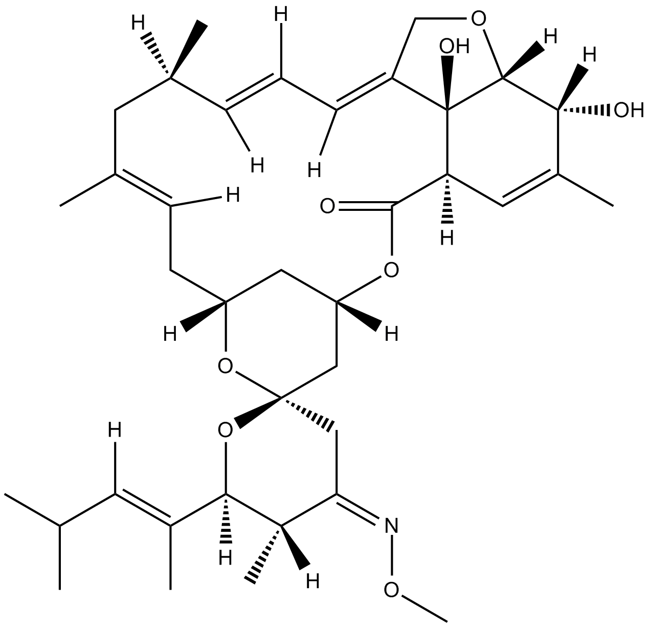Moxidectin 化学構造