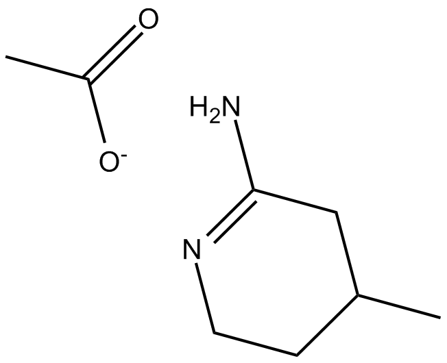2-Imino-4-methylpiperidine (acetate) 化学構造