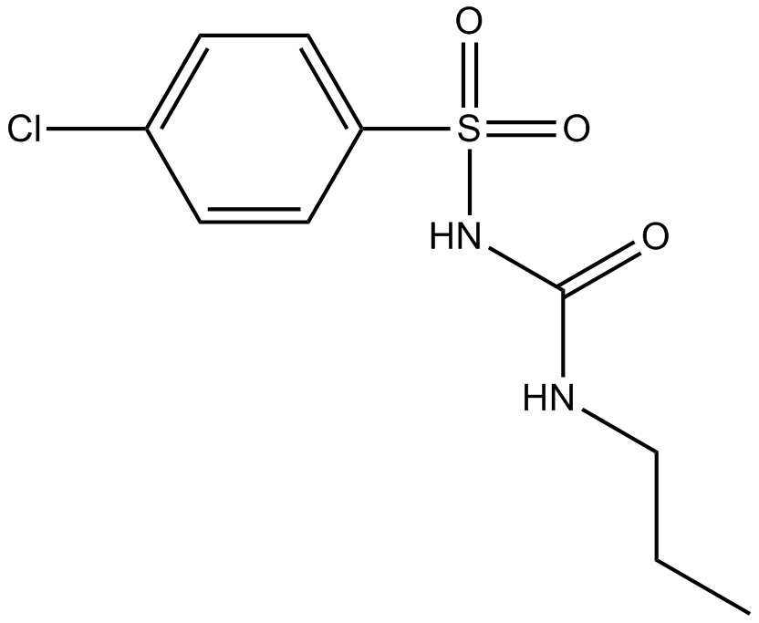 Chlorpropamide Chemische Struktur