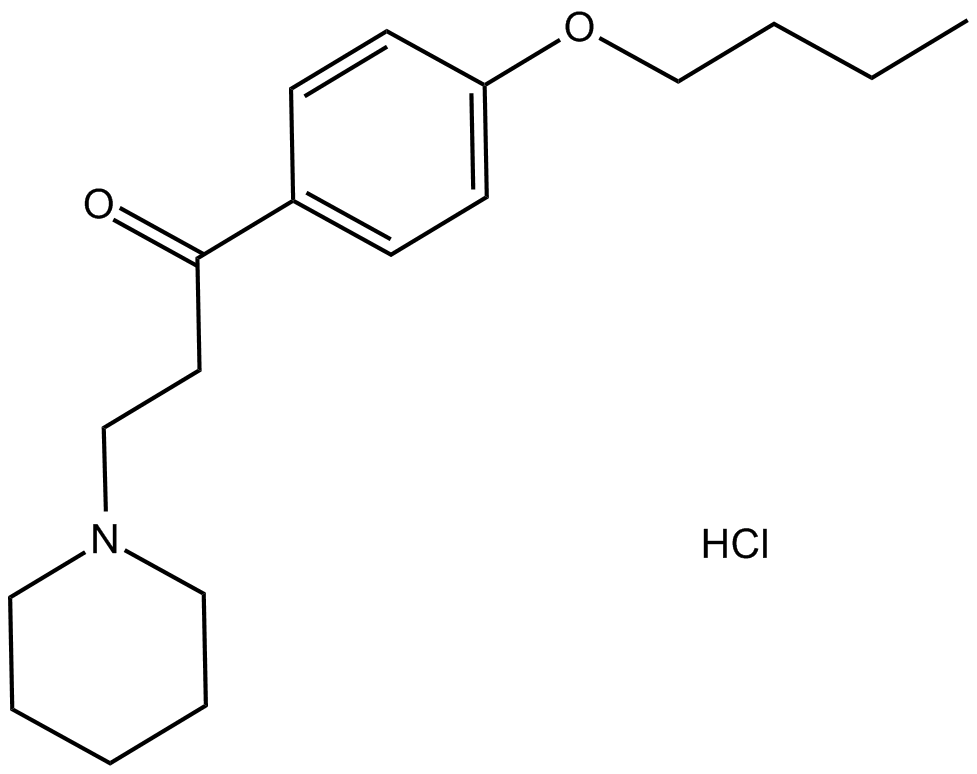 Dyclonine HCl Chemische Struktur