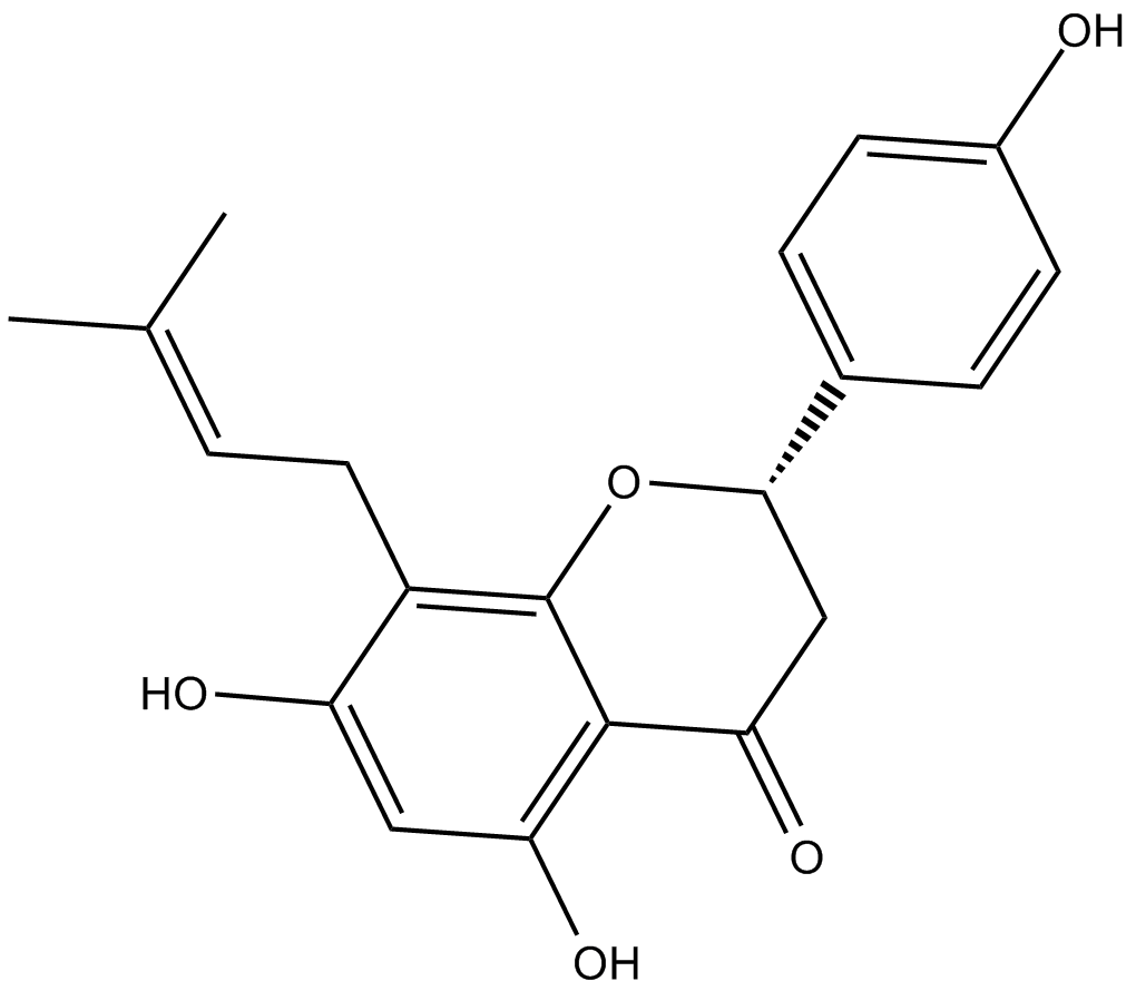 8-Prenylnaringenin  Chemical Structure