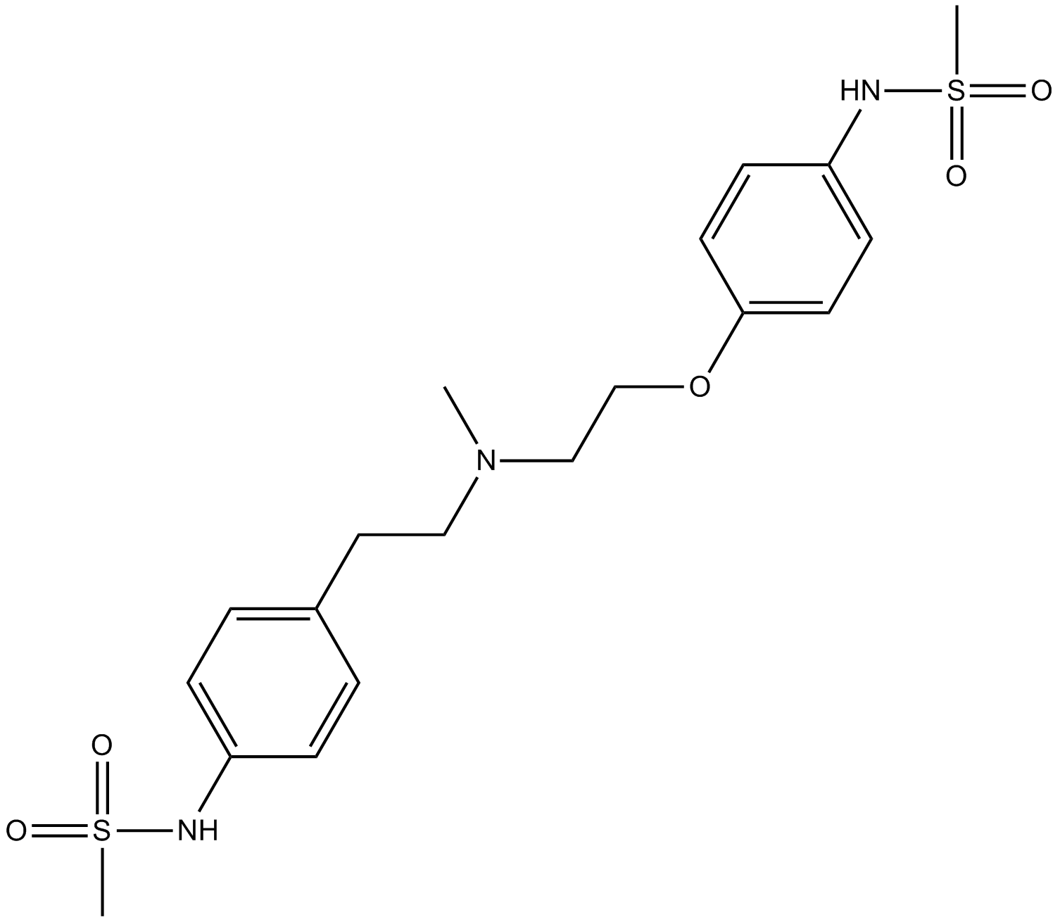 Dofetilide Chemische Struktur