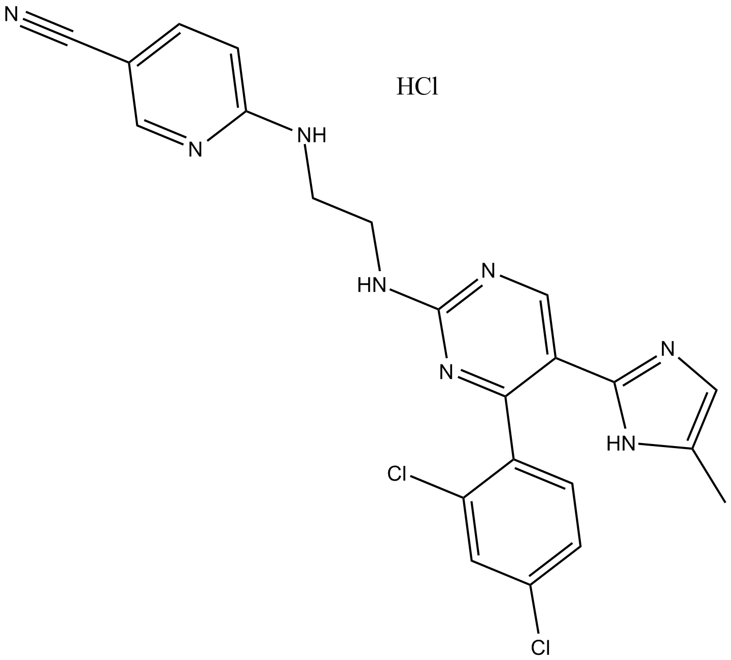 CHIR-99021 (CT99021) HCl  Chemical Structure