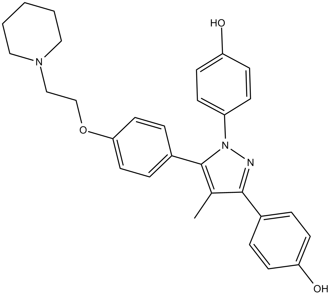 Methylpiperidino pyrazole 化学構造