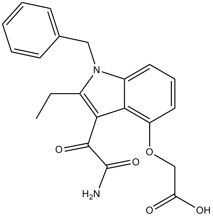 Varespladib (LY315920) التركيب الكيميائي
