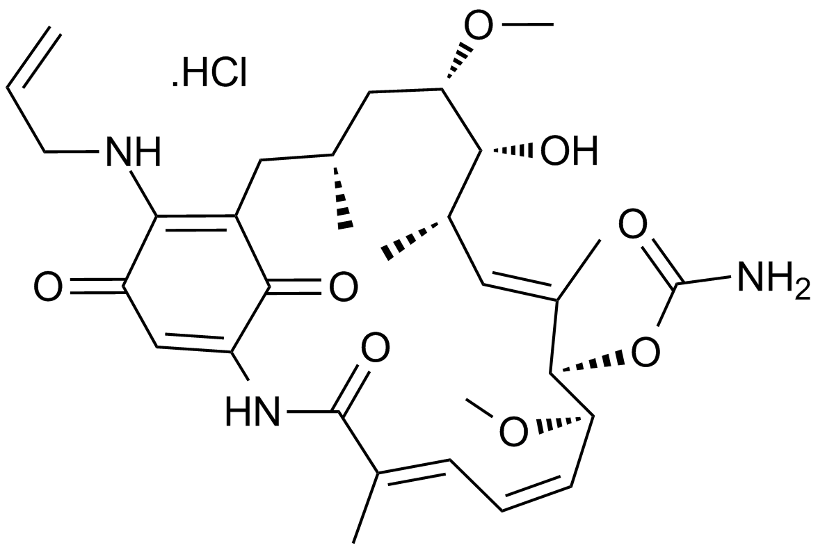 17-AAG Hydrochloride  Chemical Structure