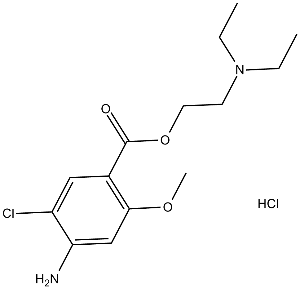 SDZ 205-557 hydrochloride 化学構造