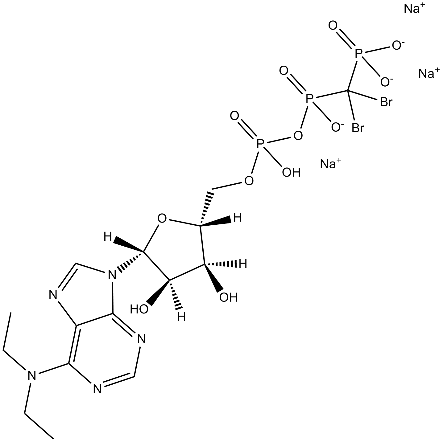ARL 67156 trisodium salt  Chemical Structure