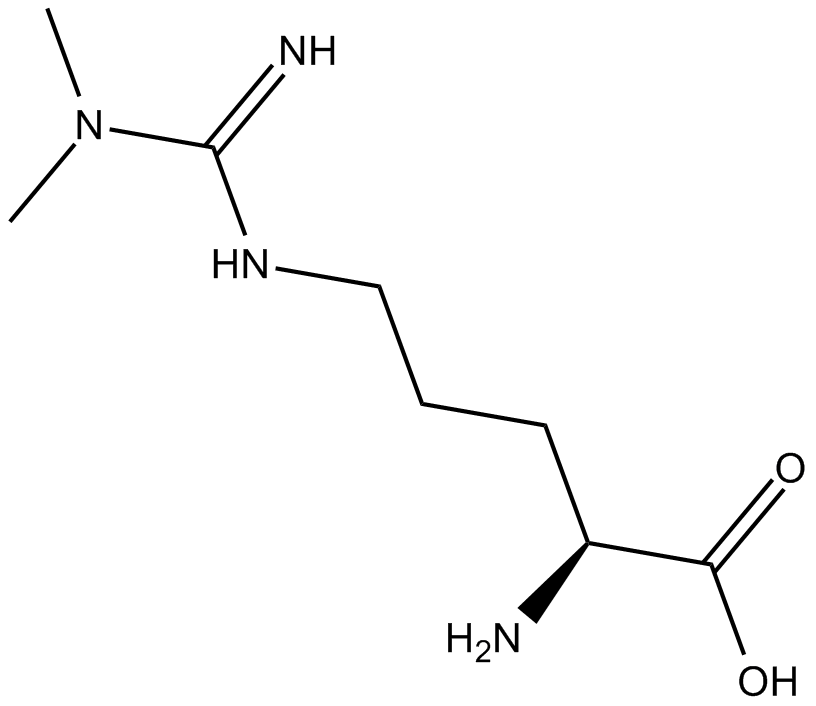 NG,NG-dimethyl-L-Arginine (hydrochloride) 化学構造