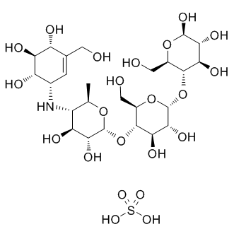 Acarbose sulfate 化学構造
