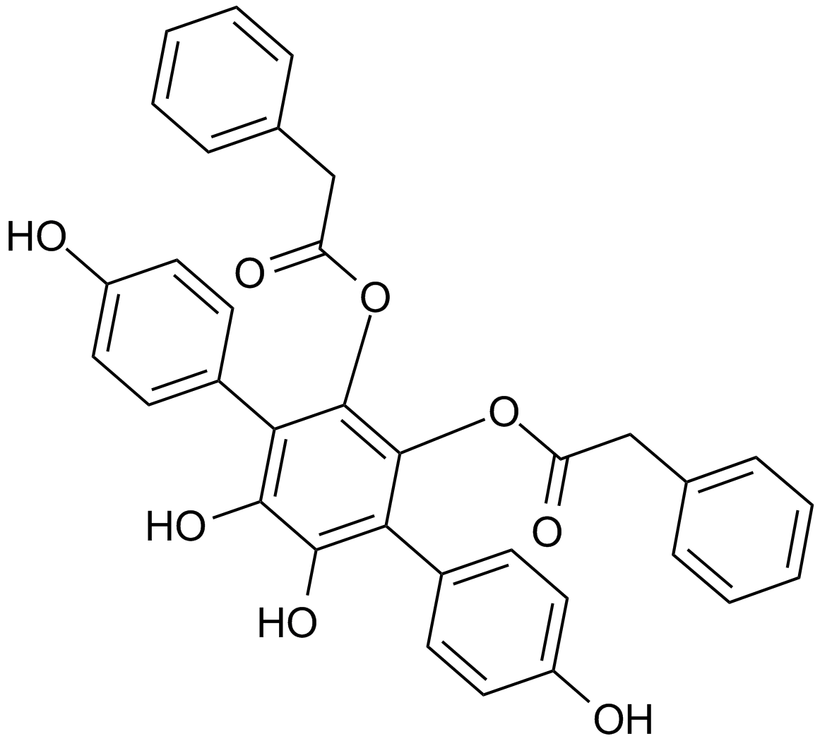 Vialinin A التركيب الكيميائي
