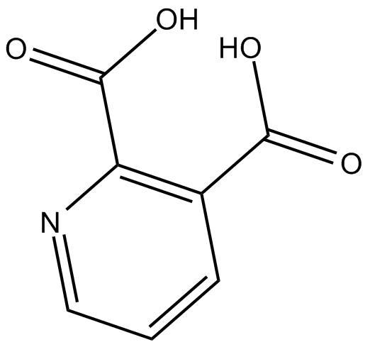 2-3-Pyridinedicarboxylic acid 化学構造
