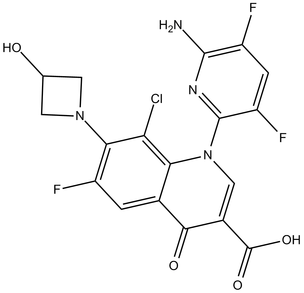 Delafloxacin التركيب الكيميائي
