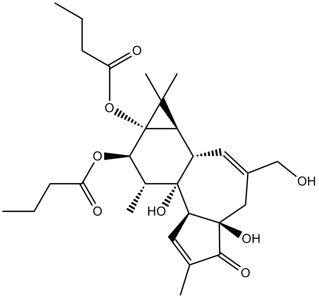 Phorbol 12,13-dibutyrate  Chemical Structure