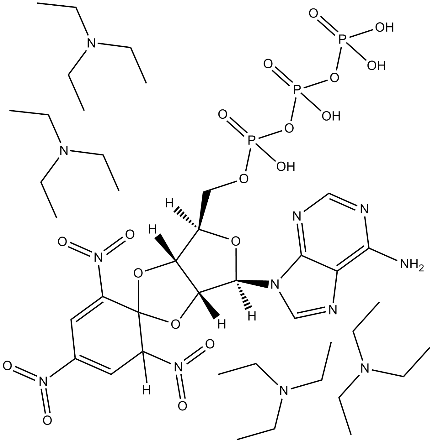 TNP-ATP triethylammonium salt Chemische Struktur