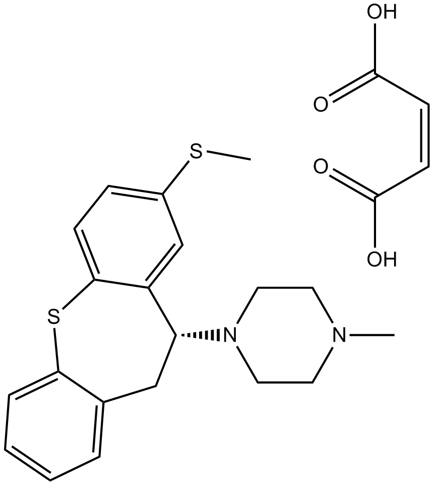 Methiothepin maleate 化学構造