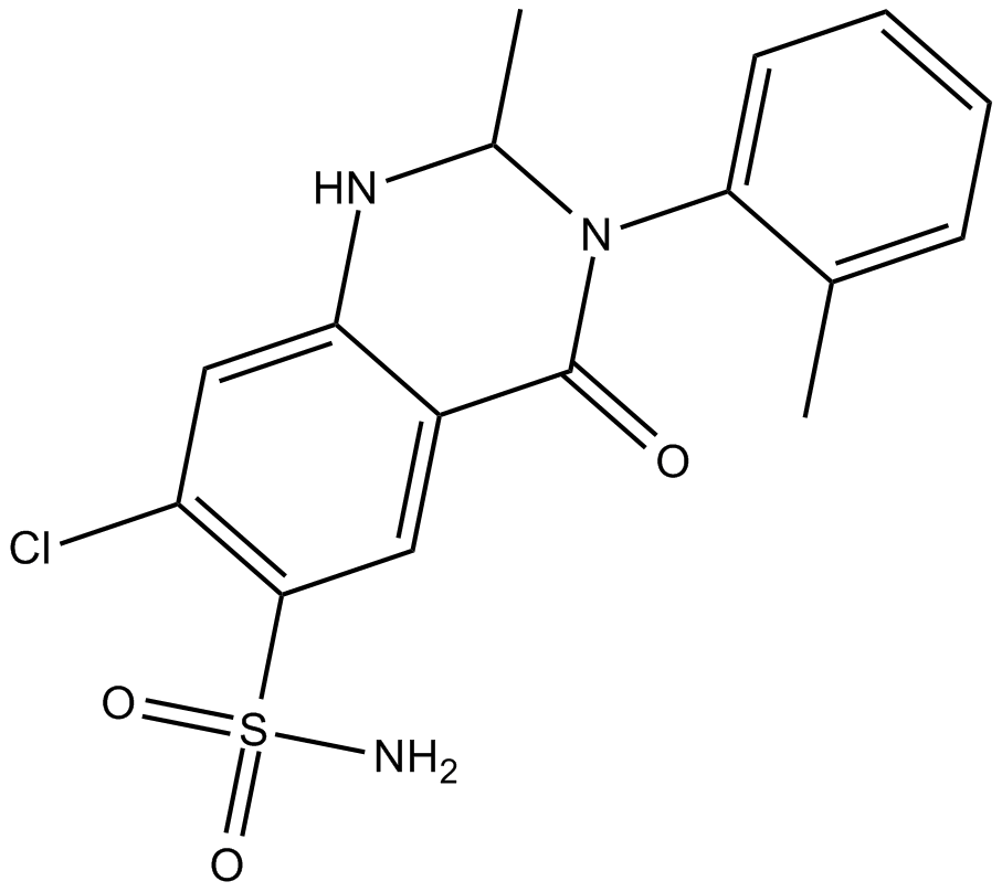 Metolazone Chemische Struktur