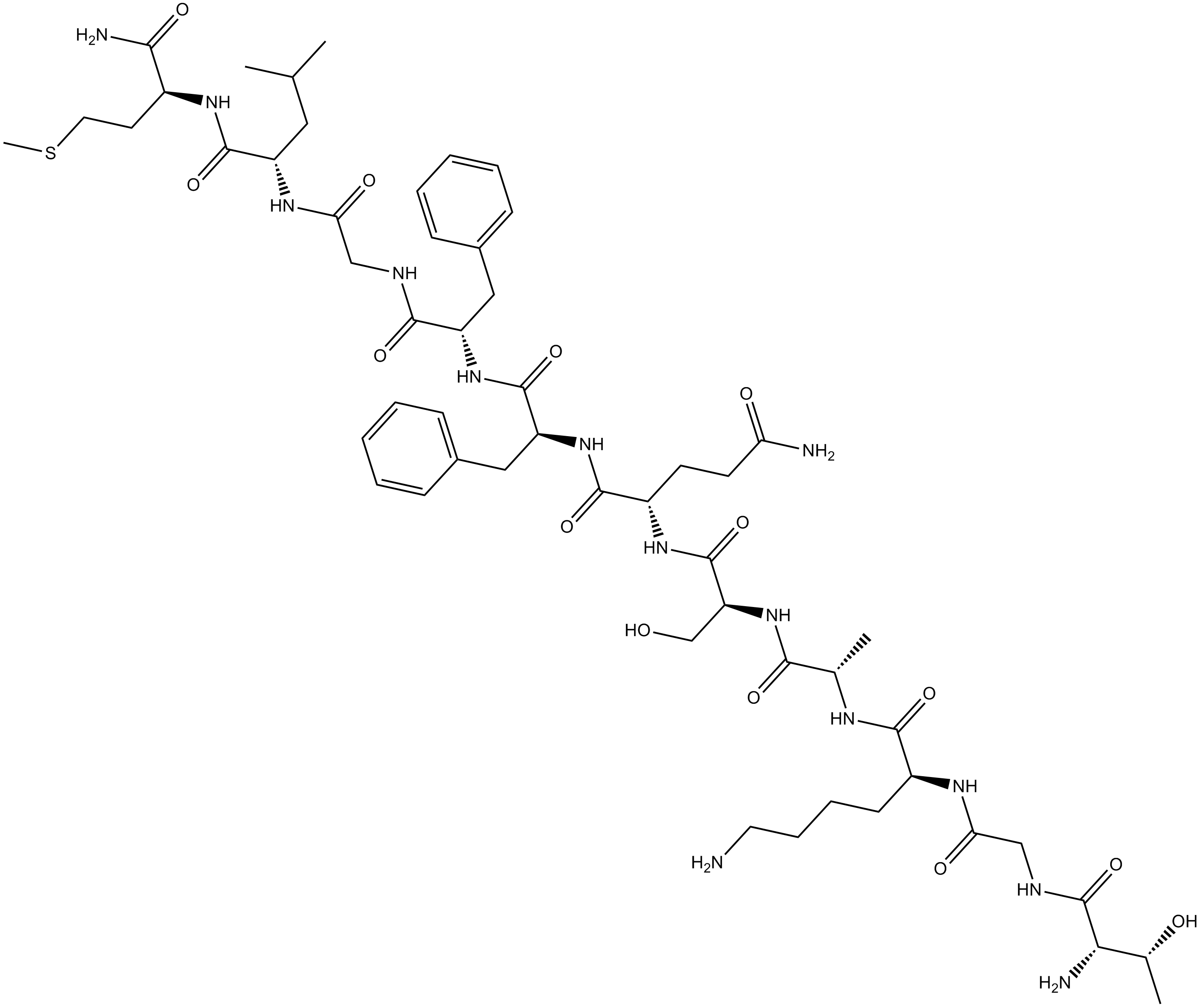 Hemokinin 1 (human) 化学構造