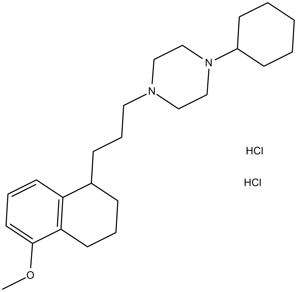 PB 28 dihydrochloride Chemische Struktur