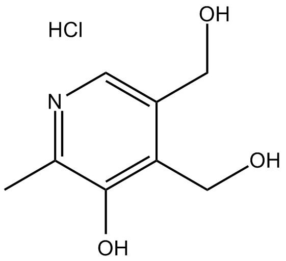 Pyridoxine HCl  Chemical Structure