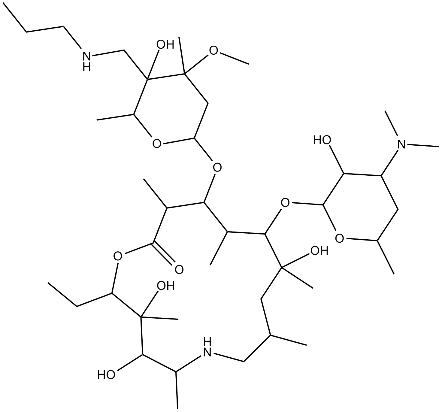Tulathromycin A  Chemical Structure