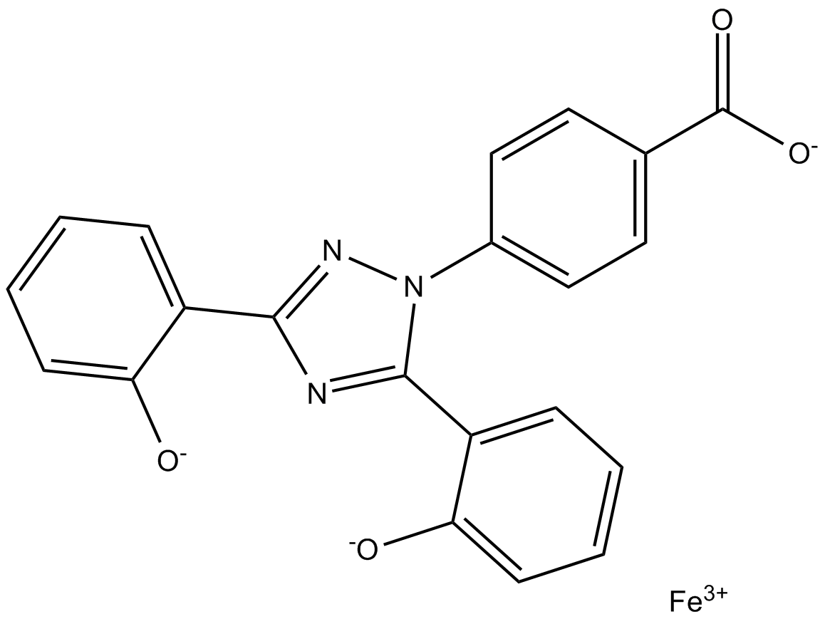 Deferasirox Fe3+ chelate  Chemical Structure