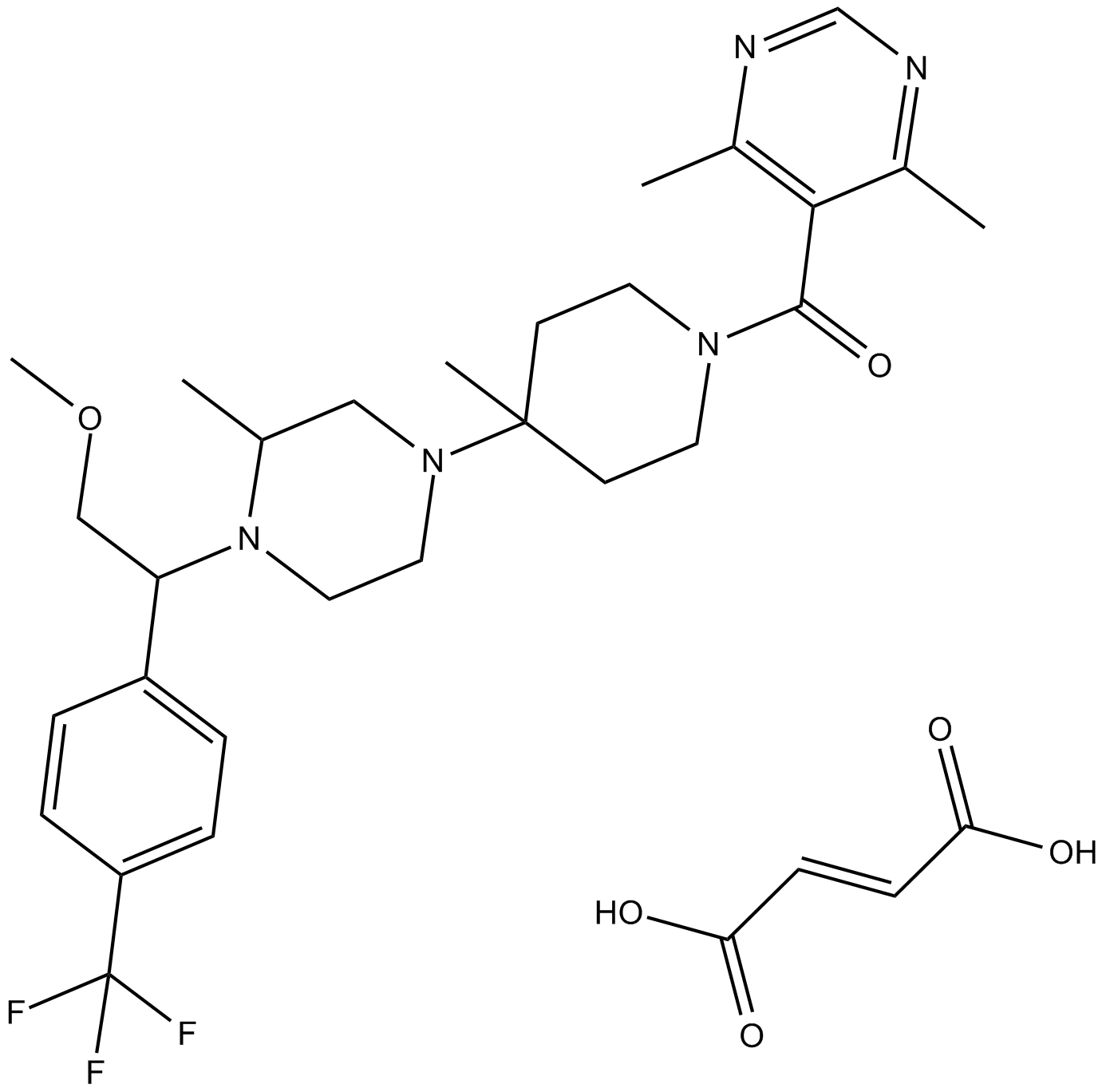 Vicriviroc maleate  Chemical Structure