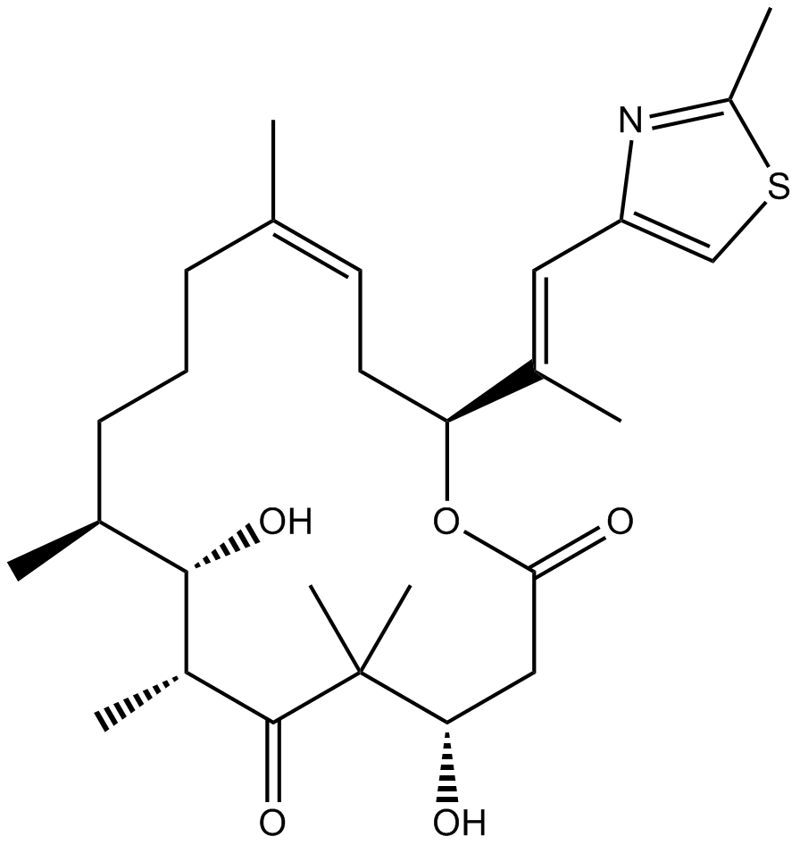 Epothilone D  Chemical Structure