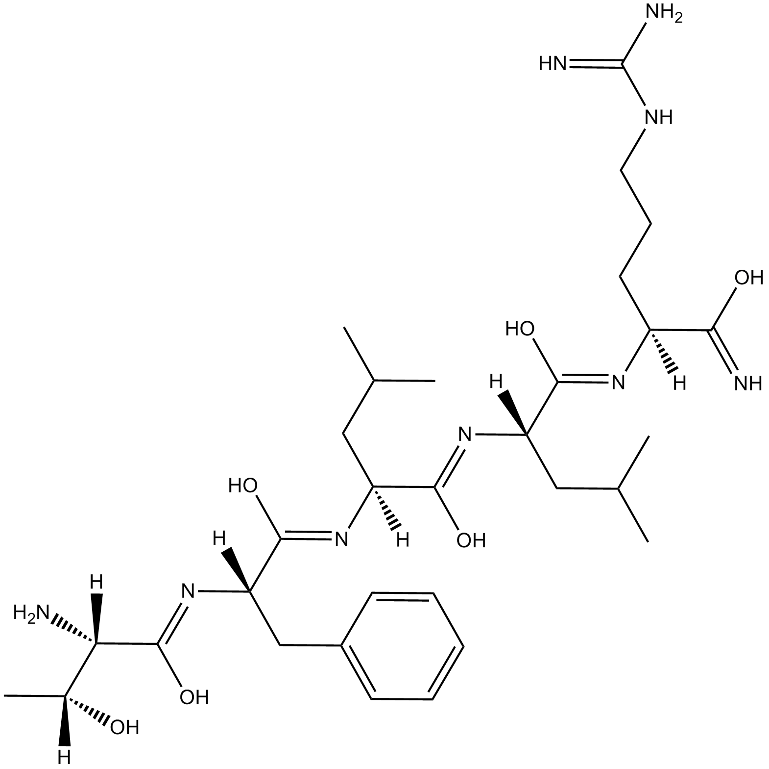 TFLLR-NH2 Chemische Struktur
