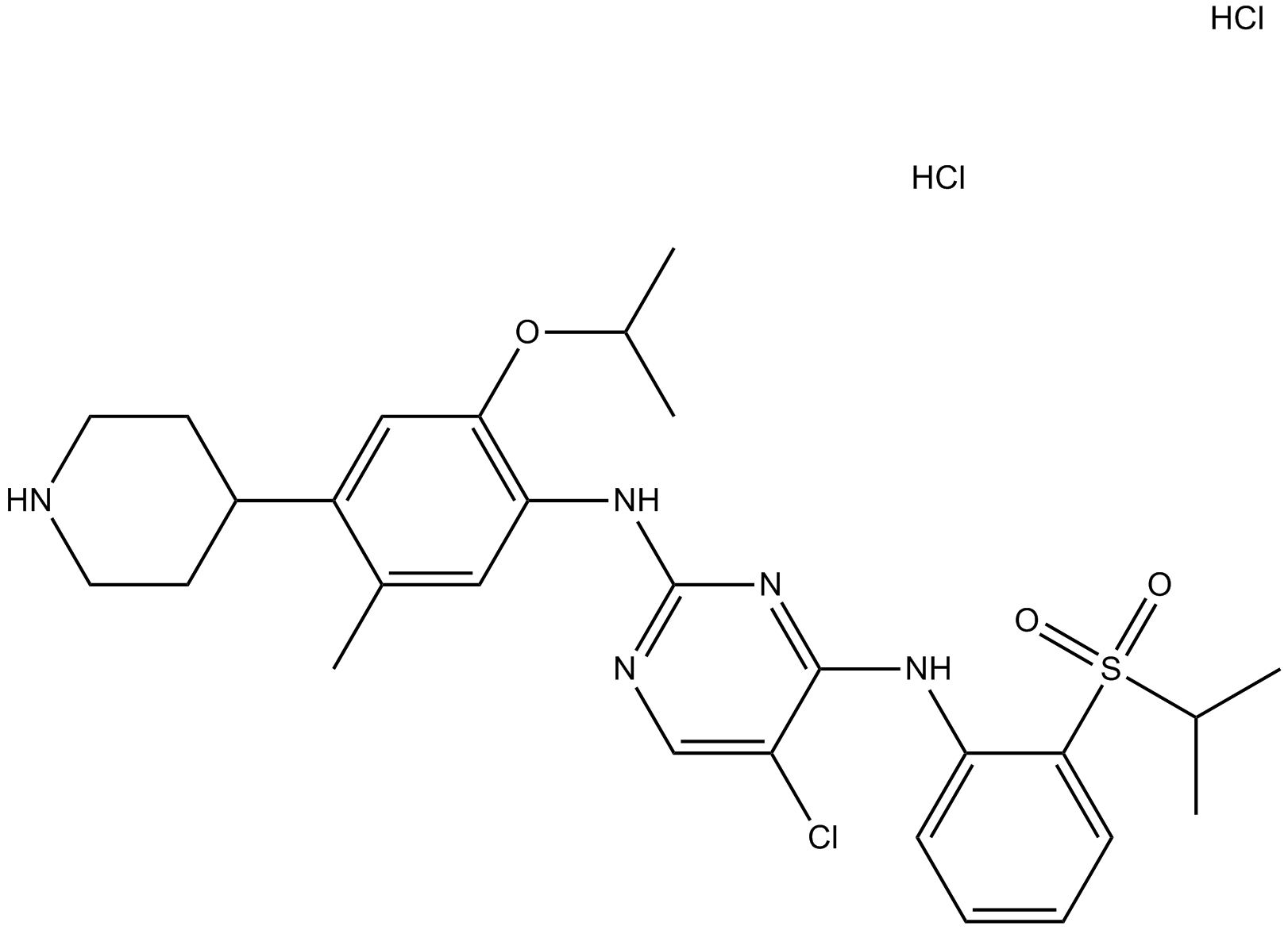 LDK378 dihydrochloride  Chemical Structure