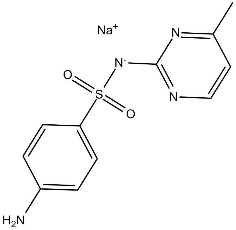 Sulfamerazine sodium salt 化学構造