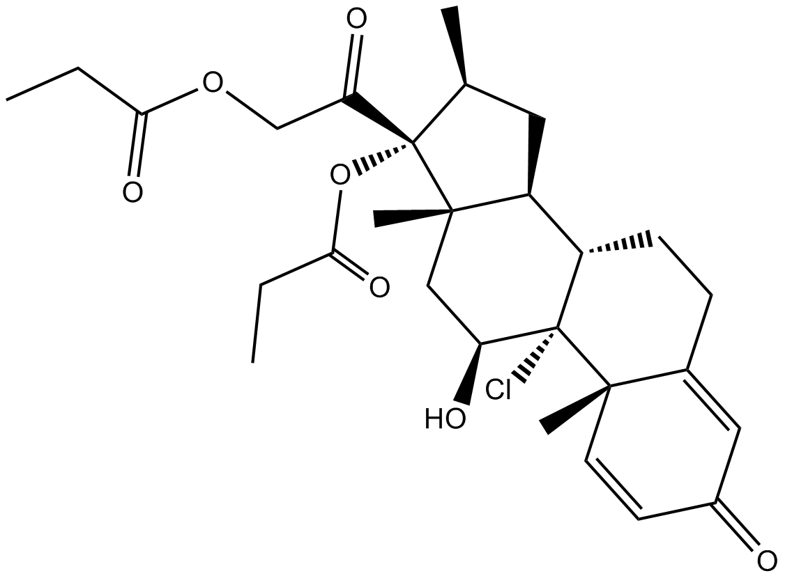 Beclomethasone dipropionate التركيب الكيميائي