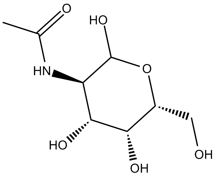 N-acetyl D-galactosamine التركيب الكيميائي