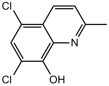 Chlorquinaldol التركيب الكيميائي