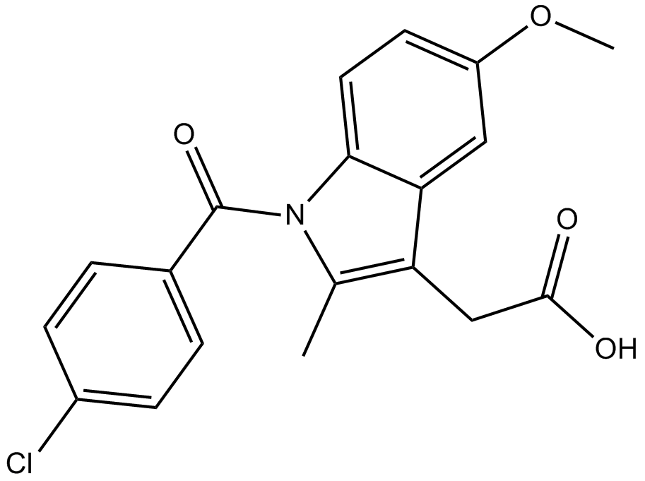 Indomethacin التركيب الكيميائي