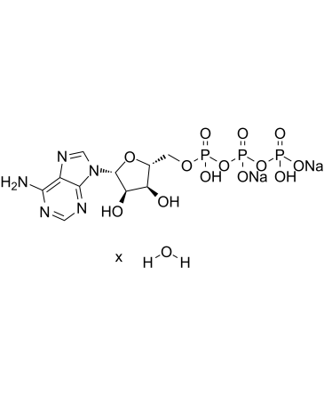 Adenosine 5'-triphosphate disodium salt hydrate Chemische Struktur