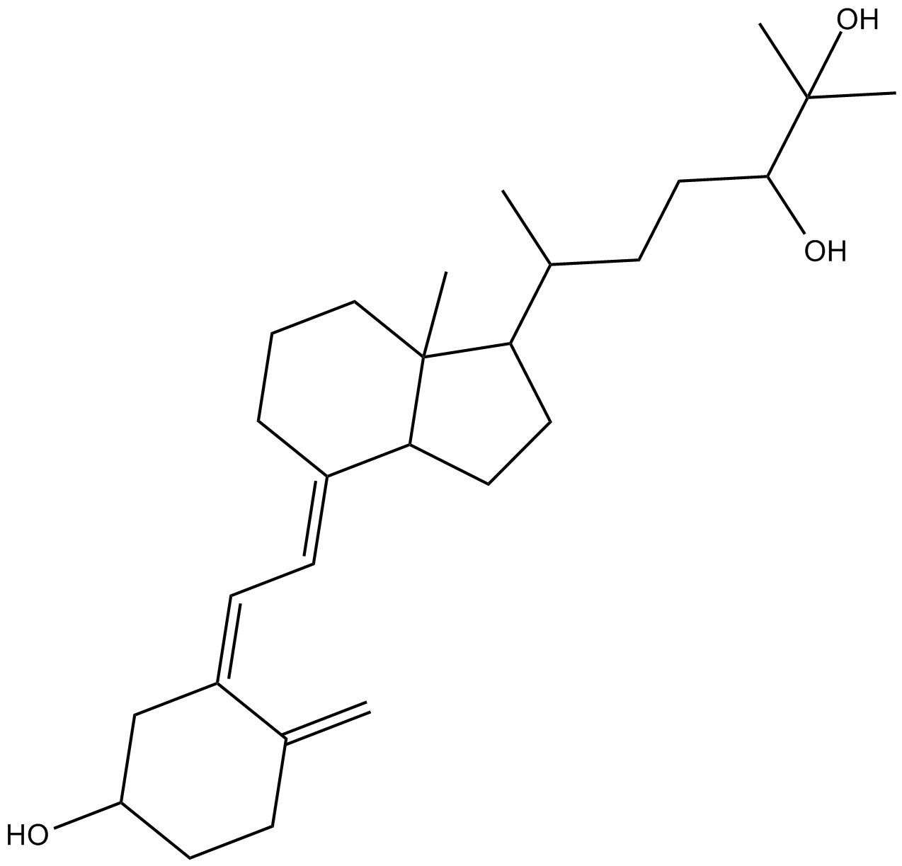 24, 25-Dihydroxy VD3 التركيب الكيميائي